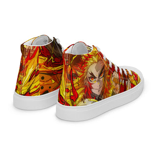 Flame Hashira Rengoku Men’s high top shoes