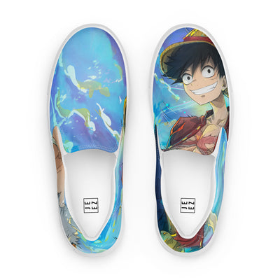 Luffy One Piece Men’s slip-on shoes
