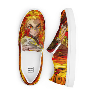 Flame Hashira Rengoku Men’s slip-on shoes