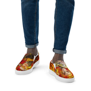 Flame Hashira Rengoku Men’s slip-on shoes