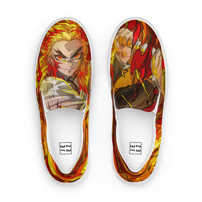 Flame Hashira Rengoku Men’s slip-on shoes