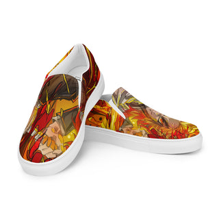 Flame Hashira Rengoku Men’s slip-on shoes