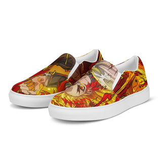 Flame Hashira Rengoku Men’s slip-on shoes