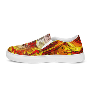 Flame Hashira Rengoku Men’s slip-on shoes