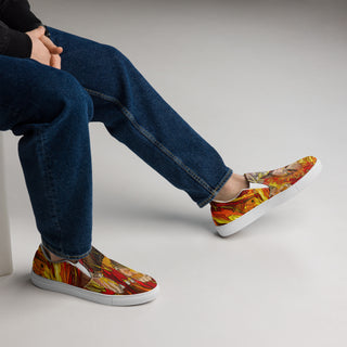 Flame Hashira Rengoku Men’s slip-on shoes