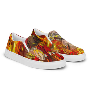 Flame Hashira Rengoku Men’s slip-on shoes