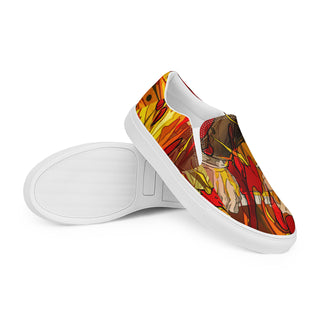 Flame Hashira Rengoku Men’s slip-on shoes