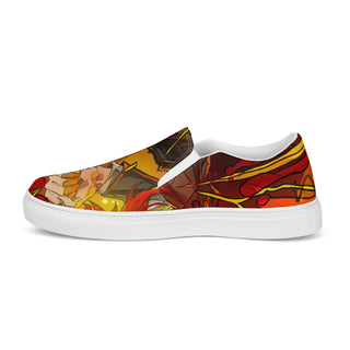 Flame Hashira Rengoku Men’s slip-on shoes