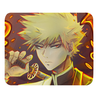 Bakugo in Demon Slayer Mouse Pad