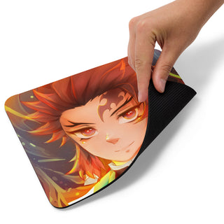 Tanjiro x Rengoku Mouse Pad