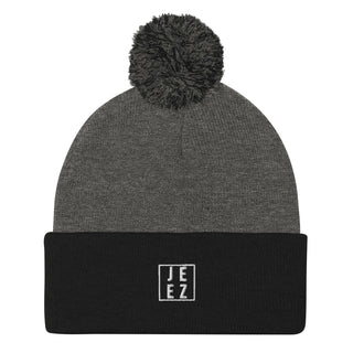 Jeez Logo Pom-Pom Beanie