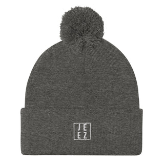 Jeez Logo Pom-Pom Beanie