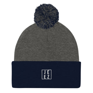 Jeez Logo Pom-Pom Beanie