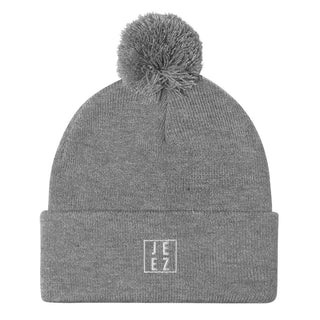 Jeez Logo Pom-Pom Beanie