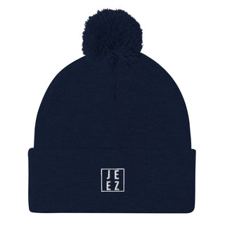 Jeez Logo Pom-Pom Beanie