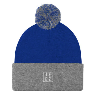 Jeez Logo Pom-Pom Beanie