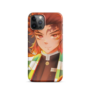 Tanjiro x Rengoku case for iPhone®