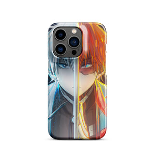 Todoroki as a Demon Slayer case for iPhone®