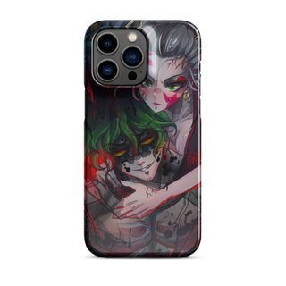 Upper Moon 6 Gyutaro and Daki case for iPhone®