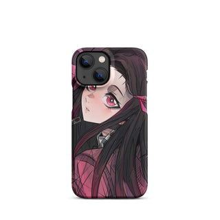 Nezuko as a Slayer case for iPhone®