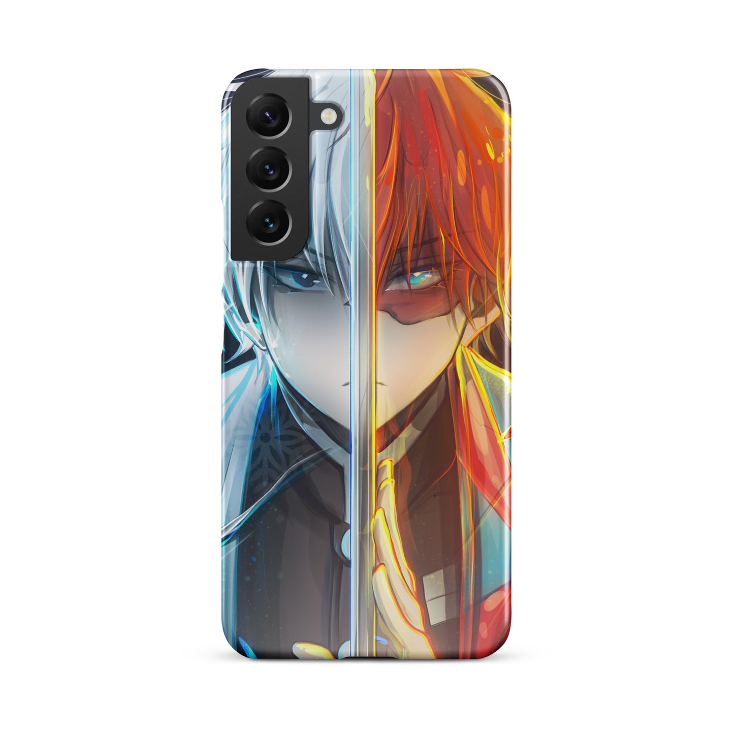 Todoroki as a Demon Slayer case for Samsung®