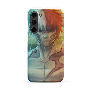 Todoroki as a Titan case for Samsung®