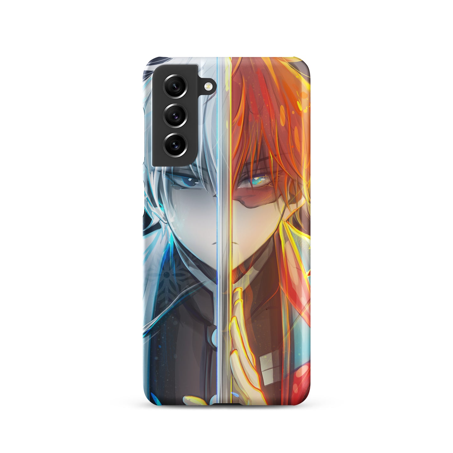 Todoroki as a Demon Slayer case for Samsung®