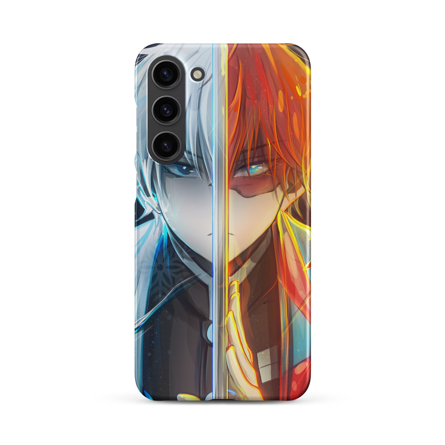 Todoroki as a Demon Slayer case for Samsung®