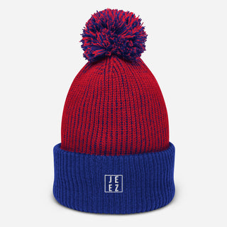 Jeez Logo  speckled Pom-Pom Beanie