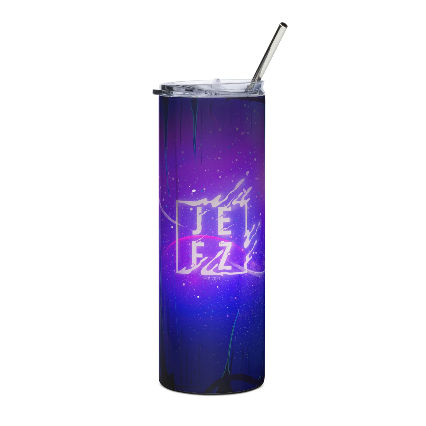 Jeez Logo Stainless steel tumbler