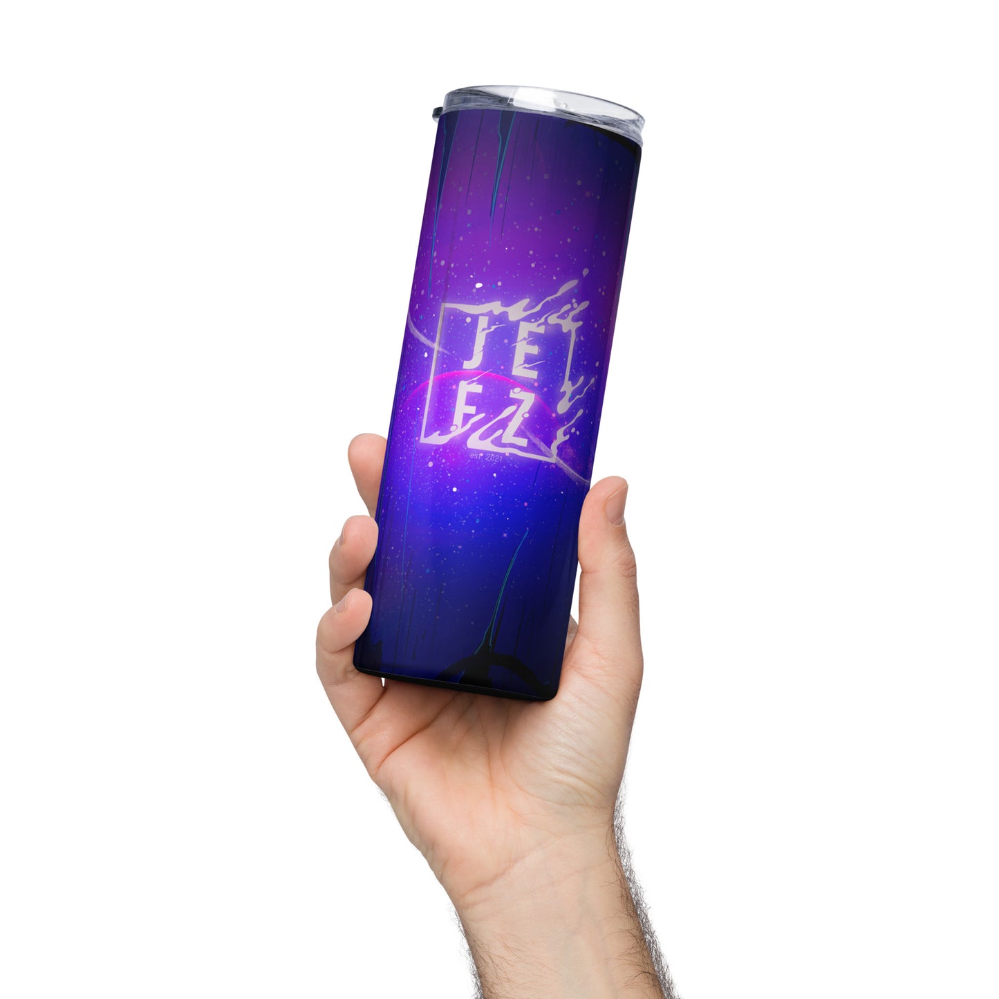 Jeez Logo Stainless steel tumbler