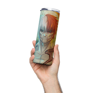 Todoroki as a Titan Stainless Steel Tumbler