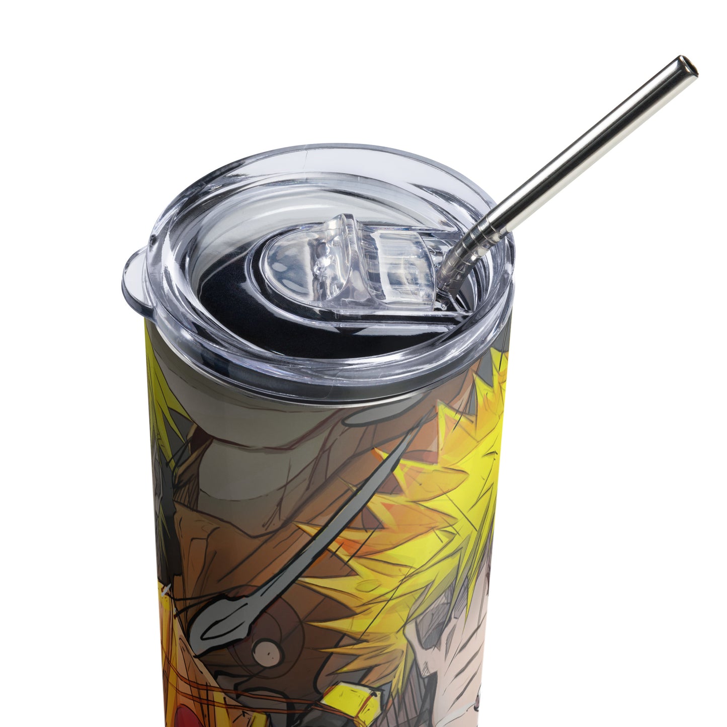 Naruto in Demon Slayer Stainless steel tumbler