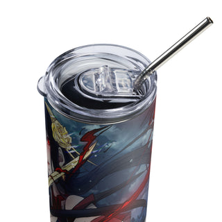 Yor Forger as a Demon Slayer Stainless Steel Tumbler