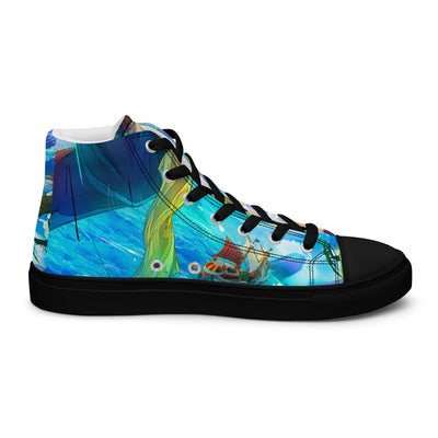 Luffy One Piece Women’s high top shoes