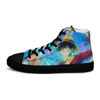 Luffy One Piece Women’s high top shoes