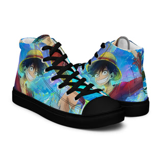 Luffy One Piece Women’s high top shoes