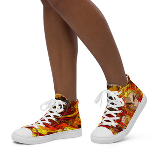 Flame Hashira Rengoku Women’s high top shoes