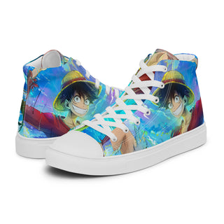 Luffy One Piece Women’s high top shoes