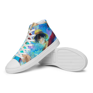 Luffy One Piece Women’s high top shoes