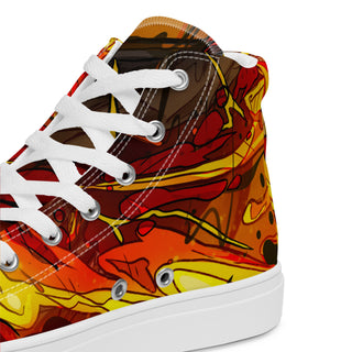 Flame Hashira Rengoku Women’s high top shoes