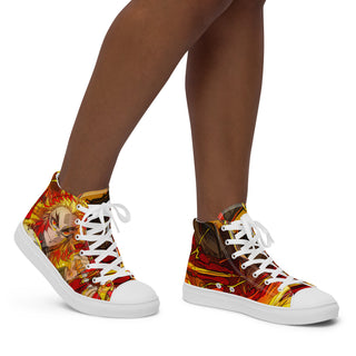 Flame Hashira Rengoku Women’s high top shoes