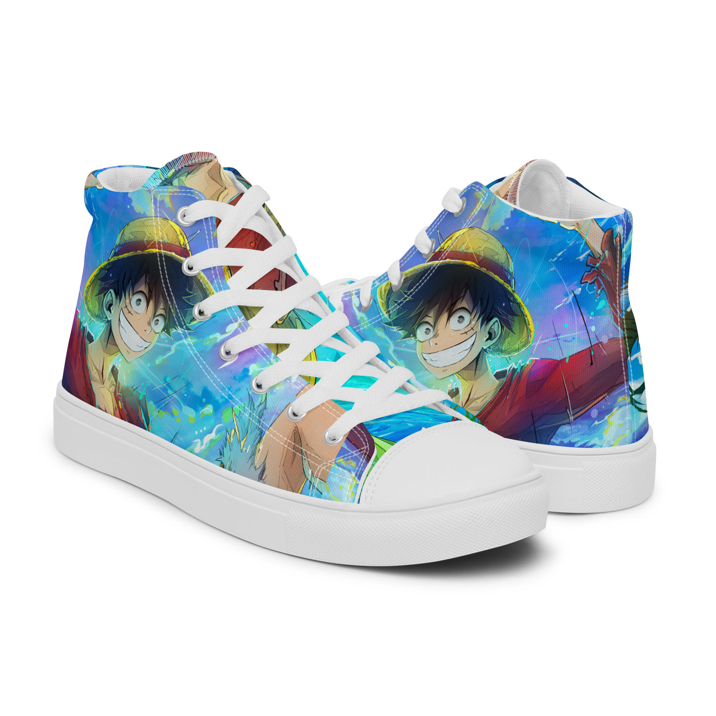 Luffy One Piece Women’s high top shoes