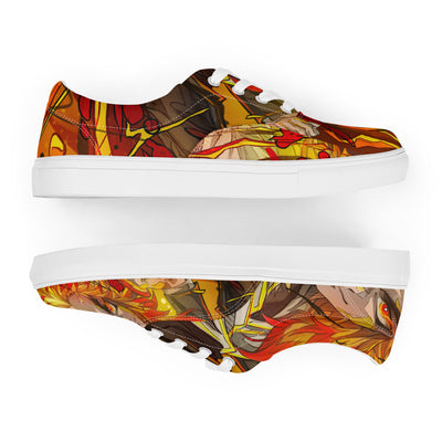 Flame Hashira Rengoku Women’s lace-up shoes