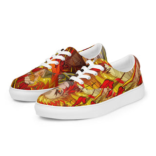 Flame Hashira Rengoku Women’s lace-up shoes