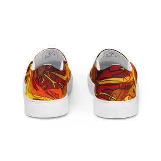 Flame Hashira Rengoku Women’s slip-on shoes