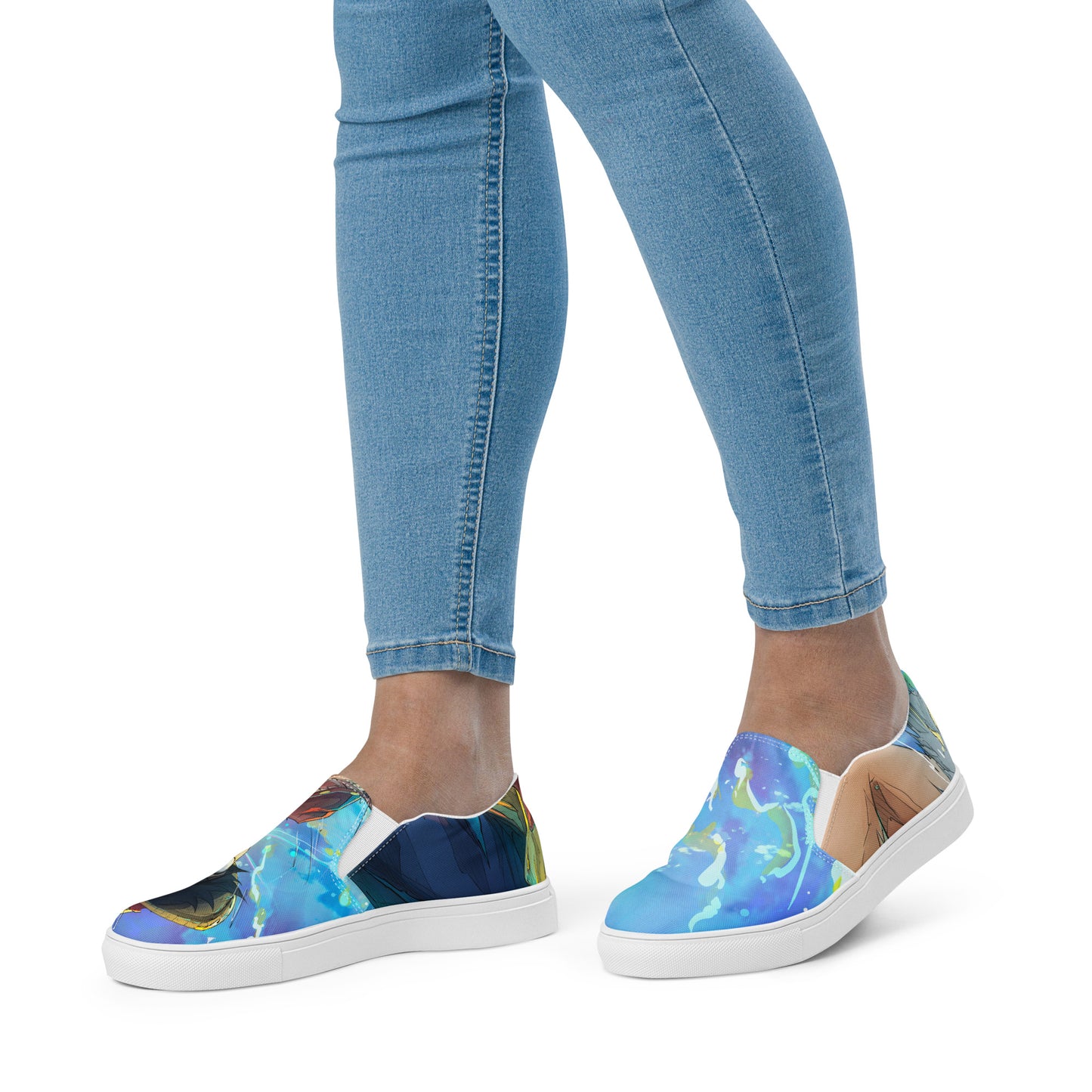 Luffy One Piece Women’s slip-on shoes