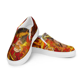 Flame Hashira Rengoku Women’s slip-on shoes