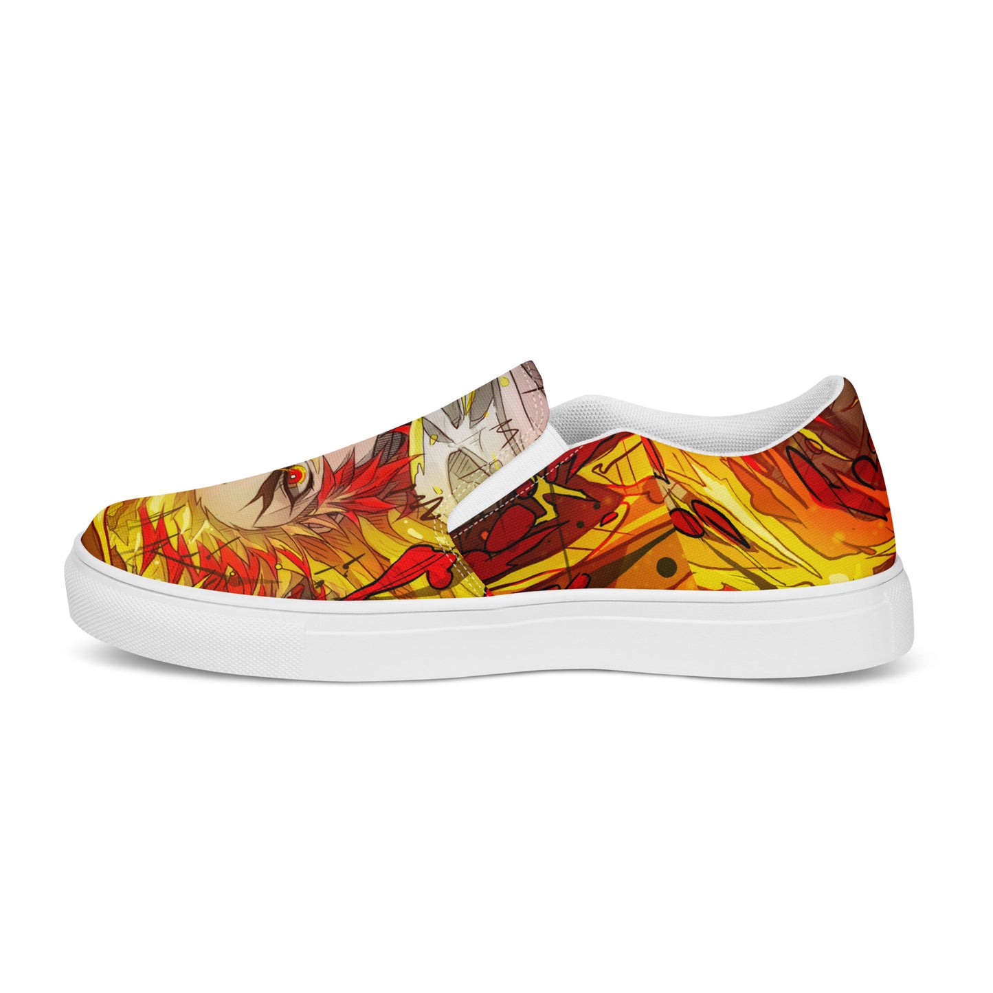 Flame Hashira Rengoku Women’s slip-on shoes