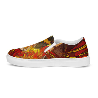 Flame Hashira Rengoku Women’s slip-on shoes